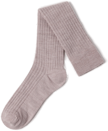 Lindex Ribbet knestrømper i merinoull