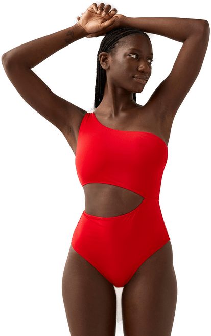 Lindex One Shoulder Badedrakt