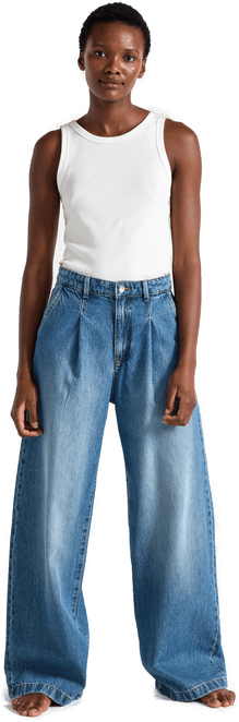 Lindex WIDE jeans med folder