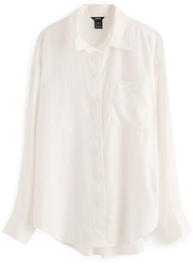 Lindex skjorte i linblanding