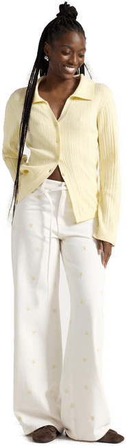 Lindex WIDE Peggy jeans med broderi