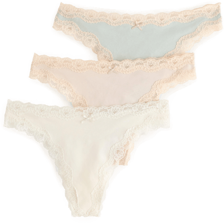 Lindex 3-pakning stringtruse