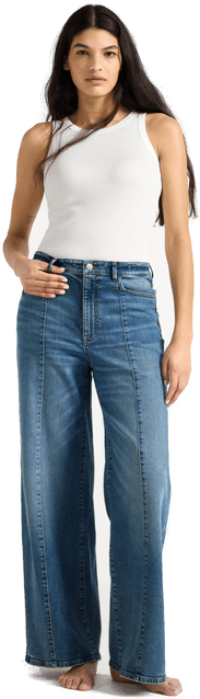 Lindex vide jeans med høy midje