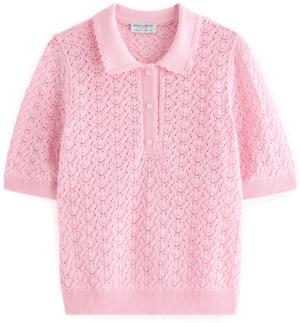 Lindex mønsterstrikket topp