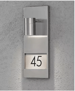 Konstsmide Modena vegglykte 7655-000 Rustfri