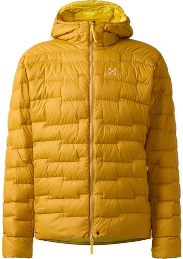 Haglöfs ROC Flash Down Hood Men Clay Yellow/Tech Yellow