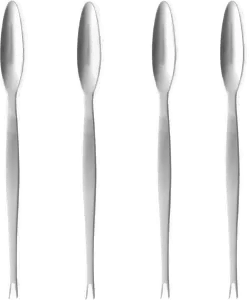 Gense Focus Steel skalldyrgaffel 4-pakk