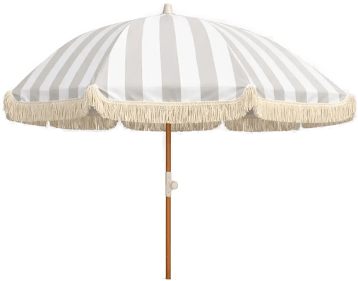 Hillerstorp Parasoll 200 cm sand/hvit