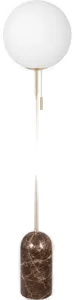 Globen Lighting gulvlampe Torrano, brun