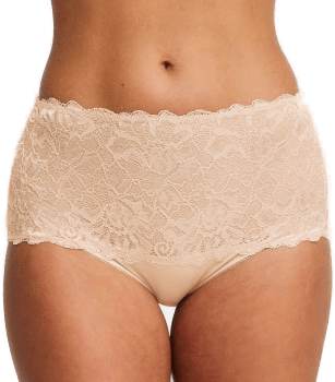 Swegmark Lace Maxi Briefs Beige