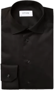 Eton 3000 Slim Black Skjorte