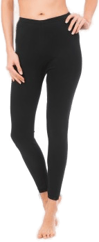 Trofé Leggings med blondekant Svart