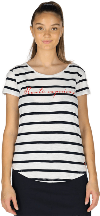 Nautic Xprnc Ocean Stripe Tee W