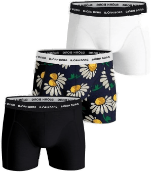 Björn Borg 3P Essential Shorts Svart