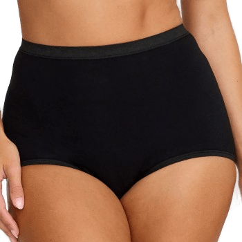 Damella Classic Cotton Maxi Brief Svart Large