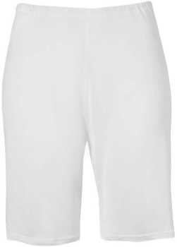 Damella Microfiber Waist Slip Shorts Hvit