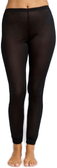 Damella Silk Leggings Svart