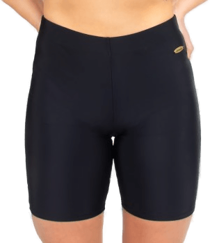 Damella Meg Basic Long Bikini Boxer Svart