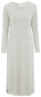 Damella Bamboo Long Sleeve Nightdress Grå