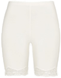 Damella Bamboo Lace Shorts Hvit