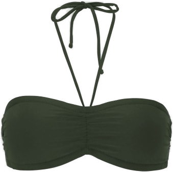 Damella Olivia Padded Bikini Bra Mørkgrønn