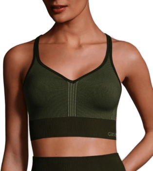 Casall Seamless Sports Top Mørkgrønn