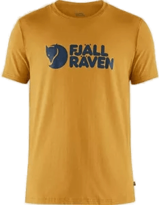Fjällräven Logo T-shirt Herre Ochre