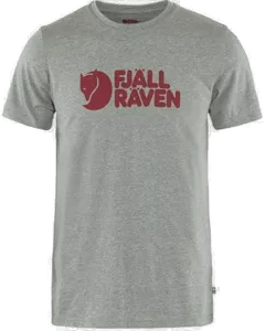 Fjällräven Logo T-shirt Herre Grey Melange