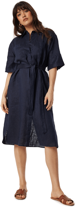 Gant Rel Linen SS Shirt Dress