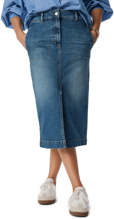Gant Denim Slit Skirt