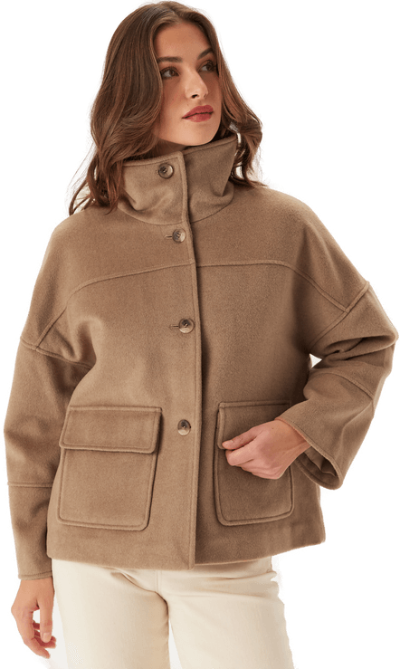 Gant Cropped Wool Jacket