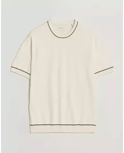 Gant Knitted T-Shirt Cream