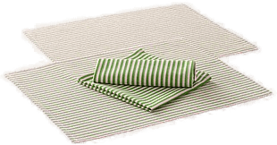 Jotex FRIDOLIN bordmatte med serviett 2-pakk