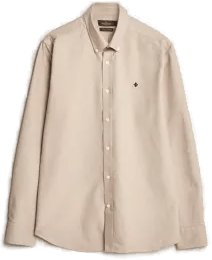 Morris Douglas Oxford Shirt Khaki
