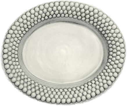 Mateus Bubbles ovalt fat 35 cm Grå