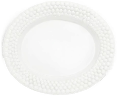 Mateus Bubbles ovalt fat 35 cm Hvit