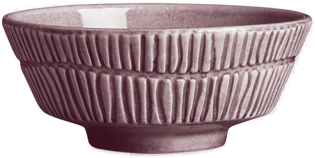 Mateus Stripes skål Ø15 cm Plum