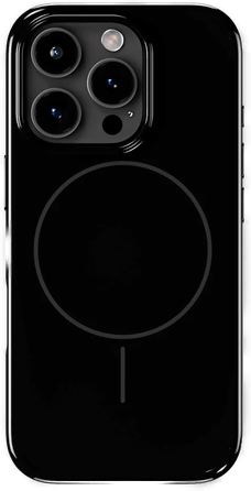 Holdit Mono Case iPhone 16 Pro - Deep Black/Grey