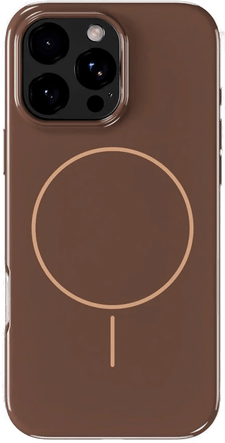 Holdit Mono Case iPhone 16 Pro Max Chocolate/Beige