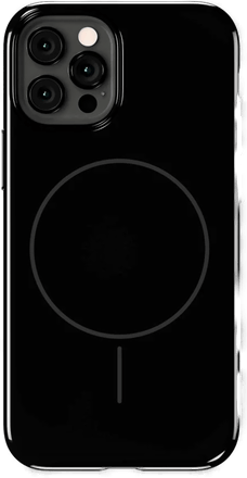 Holdit Mono Case iPhone 12 - Deep Black/Grey