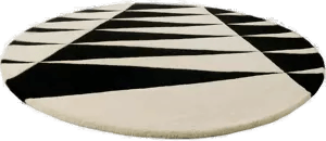 Etol Design Stockholm rundt gulvteppe Ø 140 cm