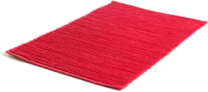 Etol Design Ribb lite gulvteppe rød