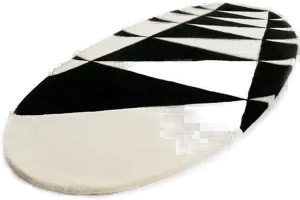 Etol Design Stockholm rundt gulvteppe 90x200 cm