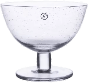 Ernst boblete glasskål 2 stk.