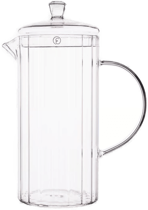 Ernst glasskanne riflet 1 L