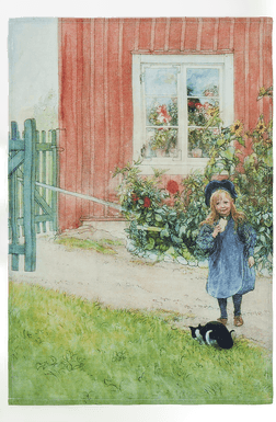 Svanefors Kjøkkenhåndkle Carl Larsson Grønn