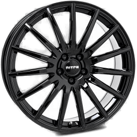 Nitro Sting FF Gloss Black 7x18 5/108 ET38 B65.1