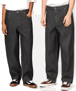 Dime Classic Baggy Denim Jeans Hvit