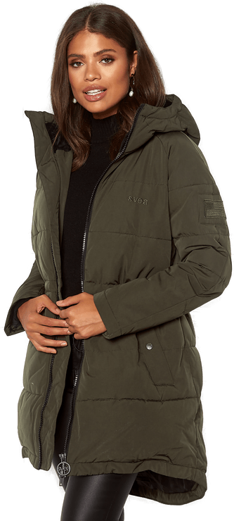 Svea W. Hourglass Puffer Jacket