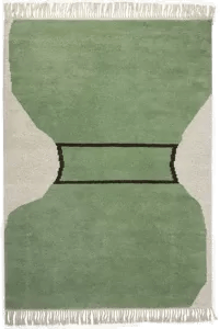 Kateha Silhouette teppe dusty green, 200 x 300 cm
